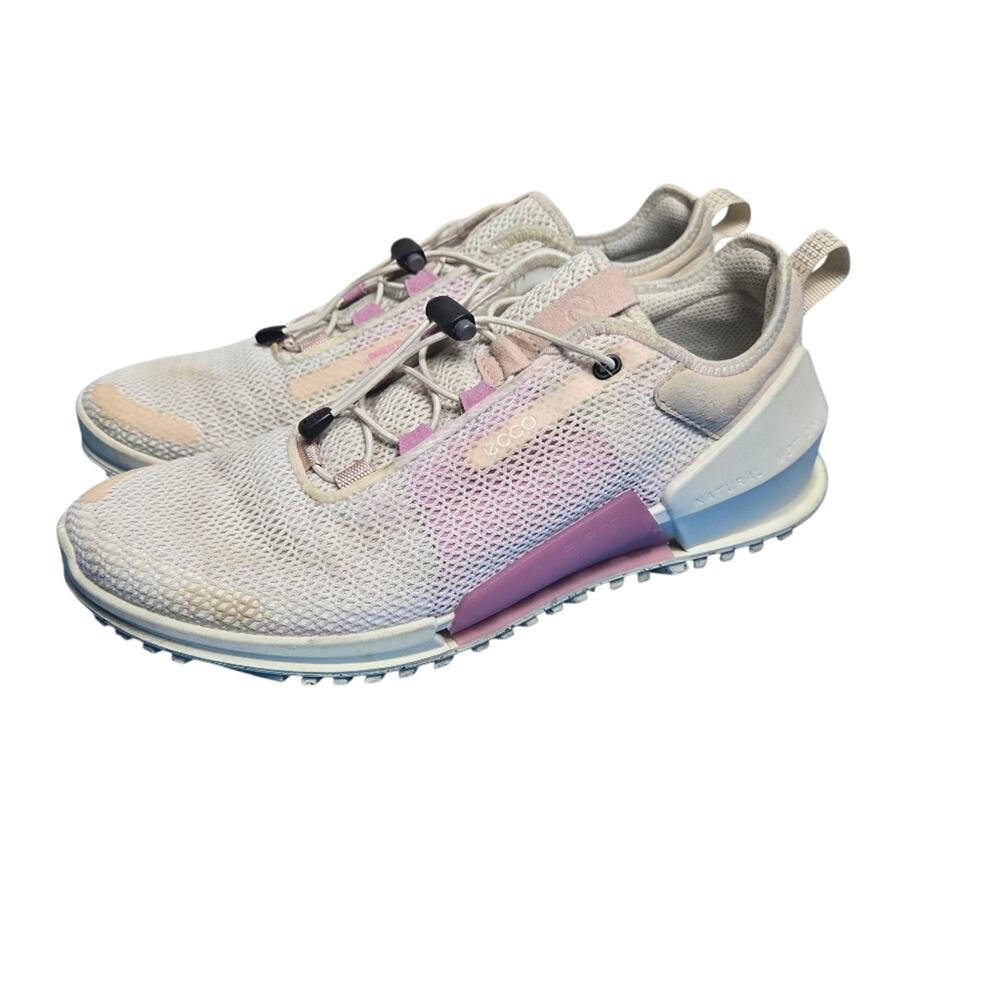 ECCO Biom 2.0 Breathru Cross Trainer Shoe White Pink Women’s Size 10-10.5, EU41